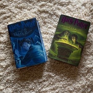2 Harry Potter Books: Half Blood Prince and the Order of the Phoenix